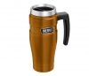 Kubek termiczny Thermos Travel King 470 ml z rączką miedziany